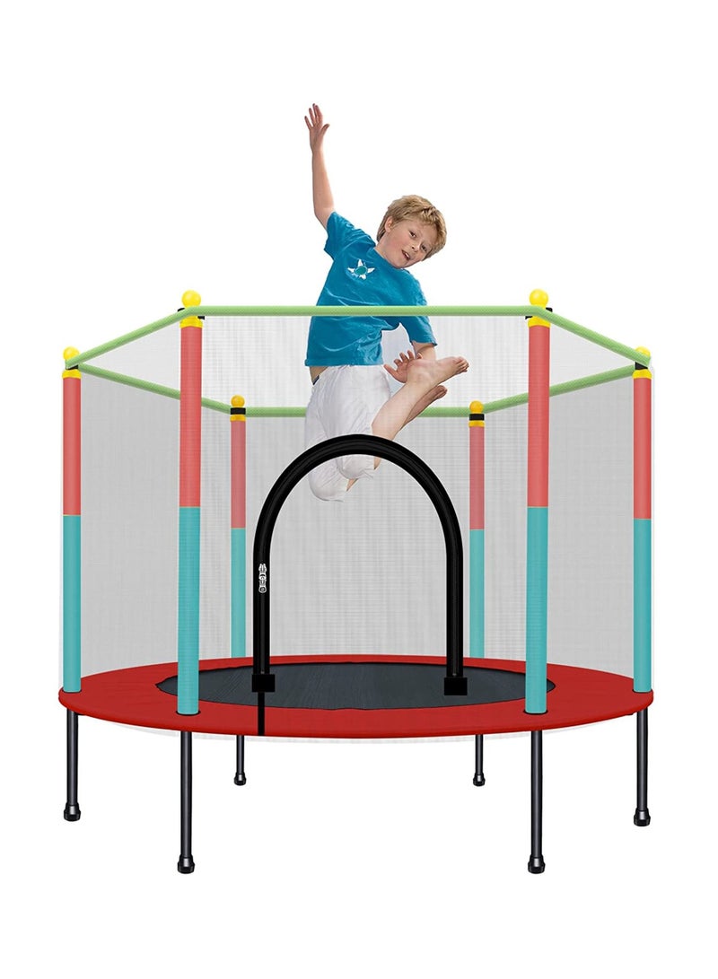 DubaiGallery Indoor Trampoline, Kids Adult Bouncer, Baby Jumper, Children Bouncers With Guardrail Fitness, Thick Spring, Anti-Skid Shock Absorption - Image 1