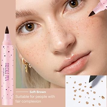 KARLOR Freckle Pen Waterproof Light Brown Brownish Spot Tattoo Pencil - Image 2