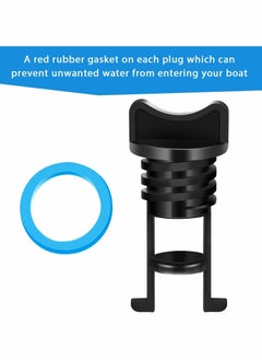 Y&D Kayak Drain Plug, Nylon Threaded Plug Boat Accessories for Canoe (6 Pcs, Blue)  - Image 3