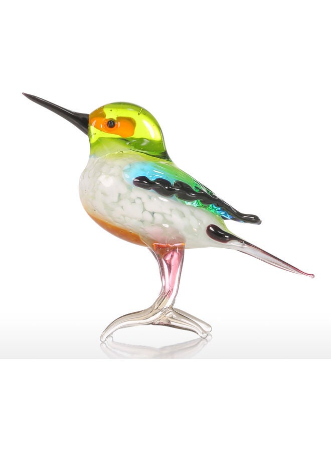 NIBEMINENT Tiny Bird Glass Ornament Multicolour - Image 1