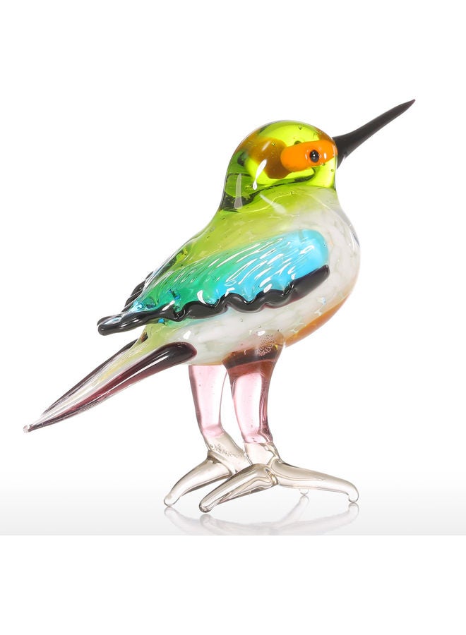 NIBEMINENT Tiny Bird Glass Ornament Multicolour - Image 2