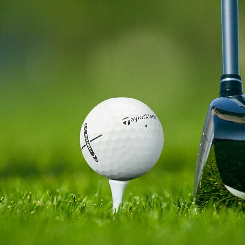 Taylormade 2025 Golf Distance+ White Golf Balls - Image 2