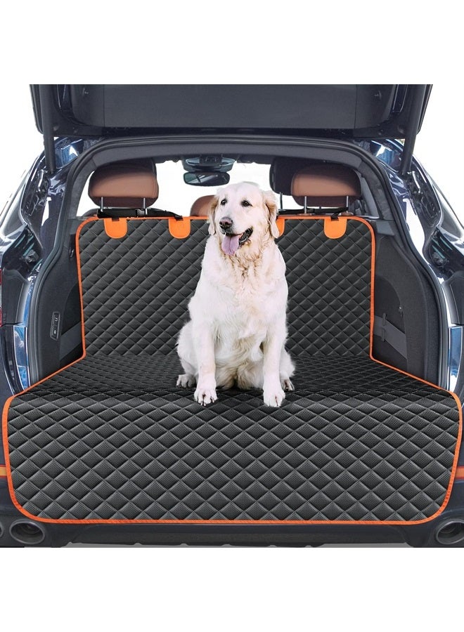 MIXJOY SUV Cargo Liner for Dogs, Waterproof Cargo Liner for SUV, Pet Dog Cargo Cover Mat with Bumper Flap Protector, Nonslip Dog Seat Cover for SUV Trunk Sedans Vans, Universal Fit (90" L x 55" W)  - Image 1