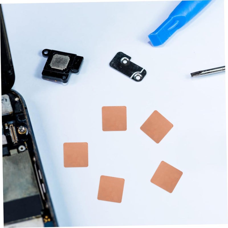 20pcs Copper Heat Dissipation Sheets 30x30x1mm for Electrical DIY Industrial Use - Image 5