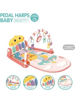 Baby Play Mat Kick Piano Tummy Time Mat with 5 Baby Sensory Activity Toys, Gifts for Newborn Boys Girls with Music and Lights for 0-12 Months, Pink - pzsku/ZC2433C74EC6C90520E6AZ/45/_/1732891081/7db29ad5-045e-492d-a12f-9ec89a849d77