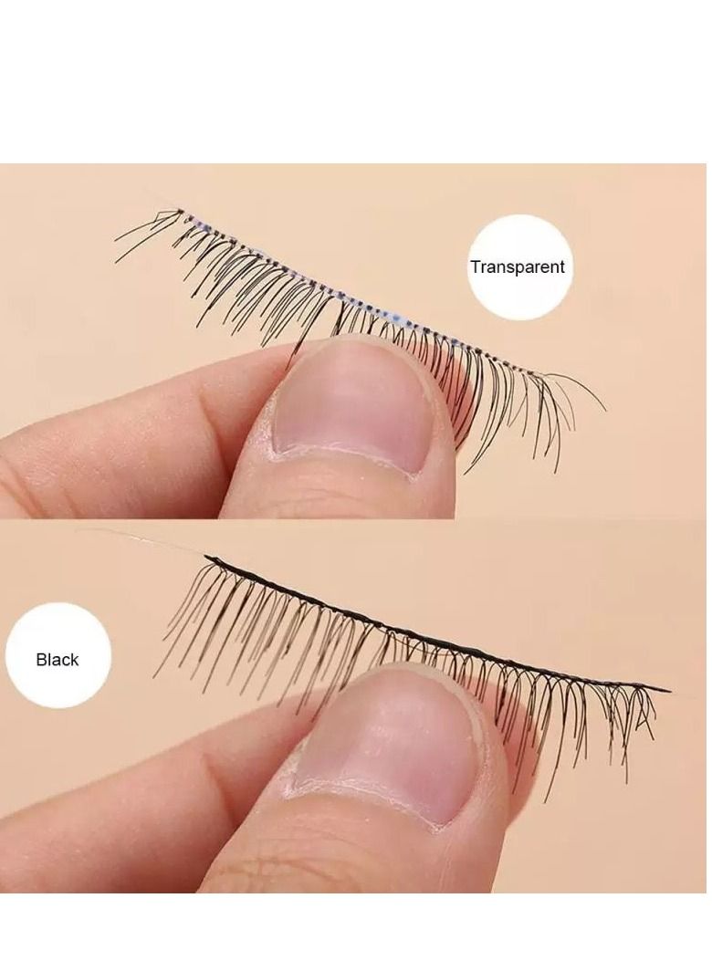 Eye False eyelashes glue light white/dark black, waterproof, - Image 3