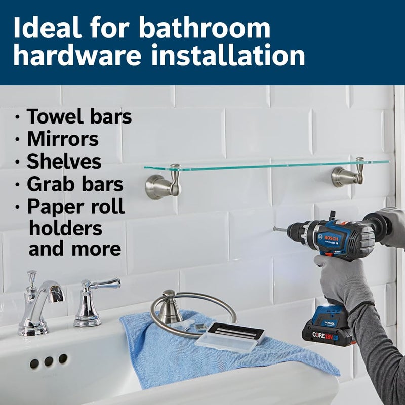 Bosch Ddb14 1/4 In. Diamond Drill Bit For Dry Drilling Applications In Porcelain And Natural Stone Tile - Image 5