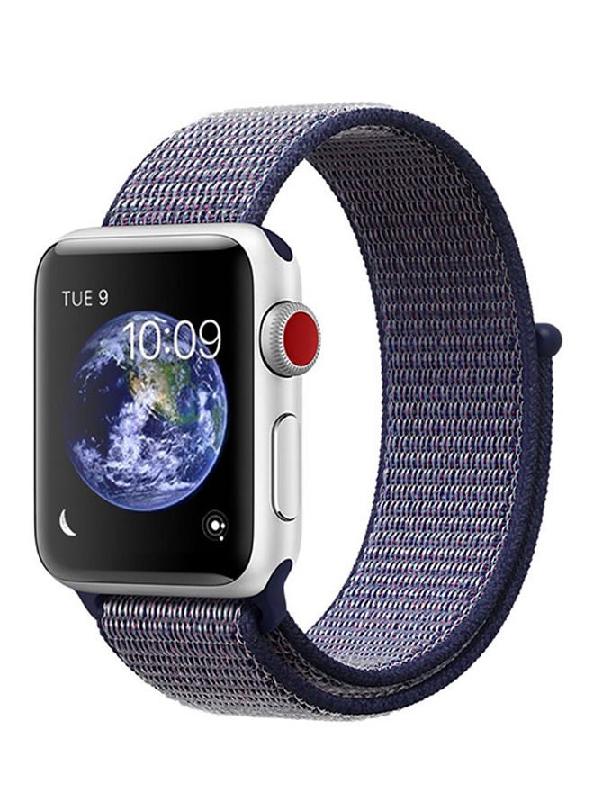 NIBEMINENT Replacement Band For Apple Watch Series 3/2/1 Blue - Image 2