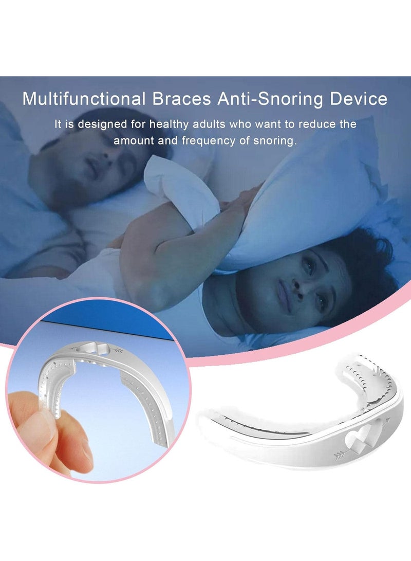 DUNISO Anti Snore Devices Snore Stopper Mouthpiece, Anti Snoring Night Mouth Guard, Sleep Aid for Grinding Teeth, Comfortable to Wear，Easy to Clean，for Prevent Teeth Grinding Disorder and Clenching at Night - Image 5