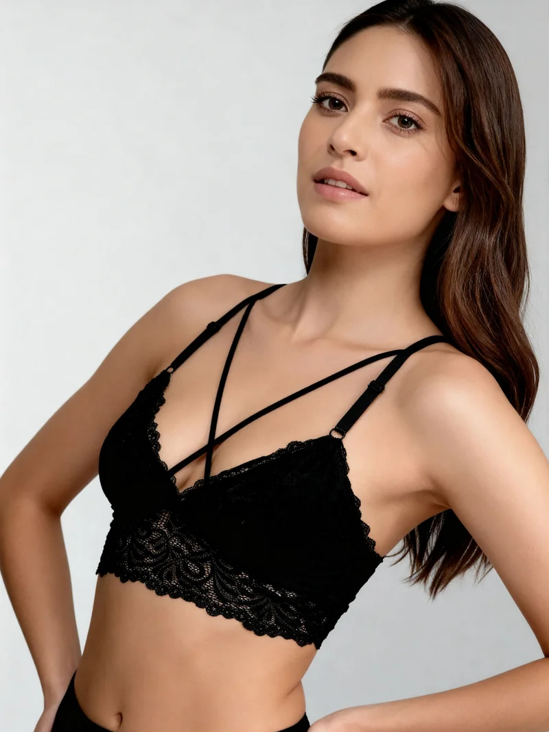 Laceandme Women’s Seamless Bralette – Soft Fit Lounge & Casual Wear