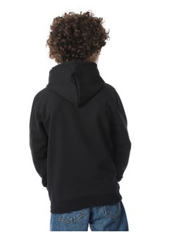 Andora Slip On Fleeced Boys Hoodie _ Black  - Image 3
