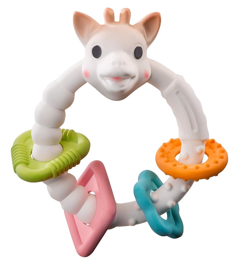 Sophie la girafe Teething Colorings  Light  Easy to Grasp  Designed with Natural Rubber to Soothe  Awaken All 5 Senses - Image 4