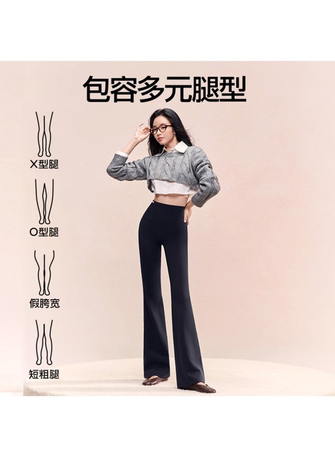 SIINSIIN [Yang Mi Same Style] High-Waist Slimming Lifting Shark Bell-Bottom Pants, Autumn High-End Fashion Slim-Fit Casual Trousers - Image 5
