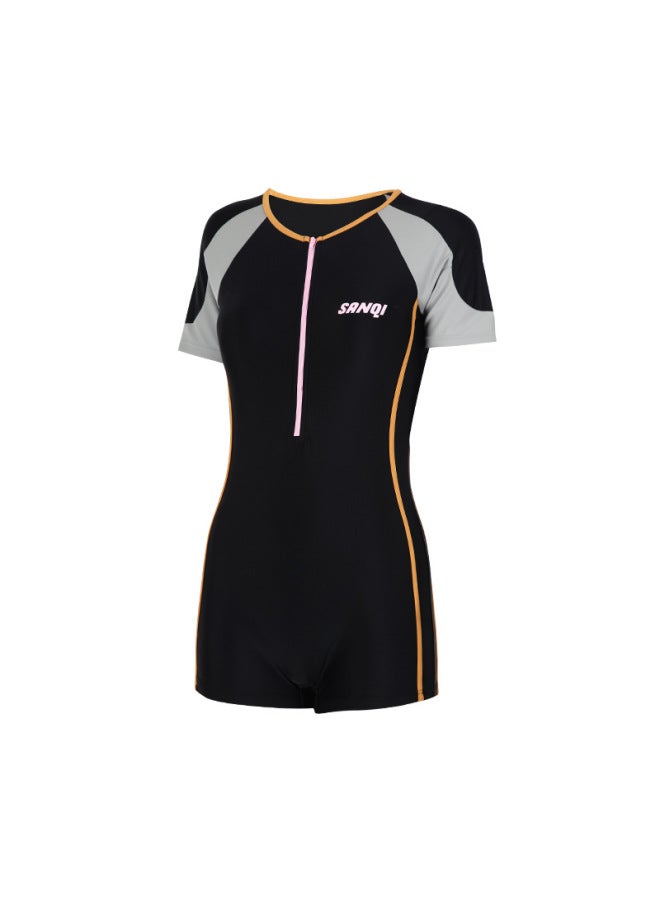Generic Sanqi Swimming Suit Women's 2024 New Explosions Conservative Professional Racing Swimming Pool Special Conjoined Flat Corner 