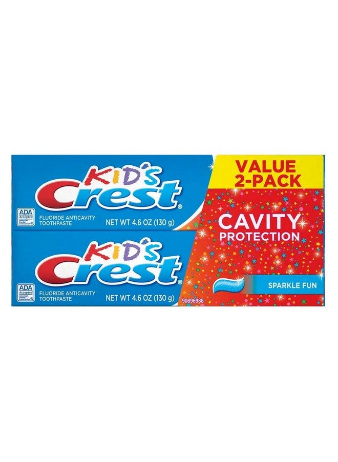 كرست معجون أسنان كريست للأطفال، 4.6 أونصة، حماية من التسوس، عبوة من قطعتين (136 مل) (عبوة من قطعتين)