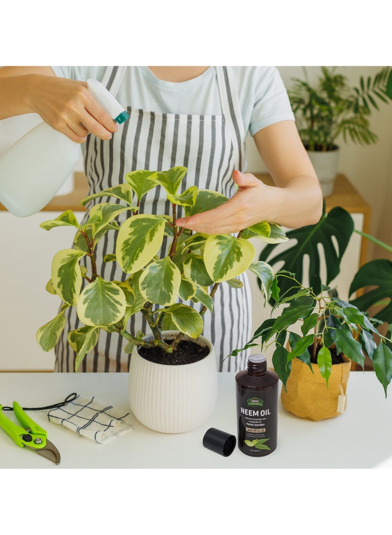 VGROW PRIME Vgrow Prime Neem Oil for Plants, Effective Pest and Fungi Control for Indoor Plants and Home Garden, Water Soluble 200ml Concentrate  - Image 3