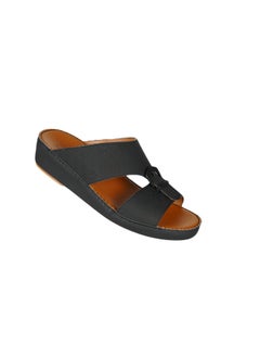 barjeel uno 008-3372 Barjeel Uno Men Arabic Sandals VTS 15 Black  - Image 1