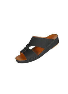 barjeel uno 008-3372 Barjeel Uno Men Arabic Sandals VTS 15 Black  - Image 3