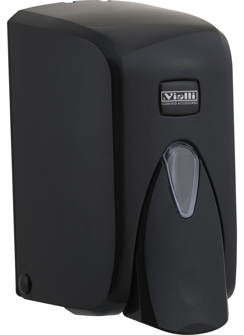 Vialli Liquid Soap Dispenser Apparatus with Chamber Black 500 ml S5B 
