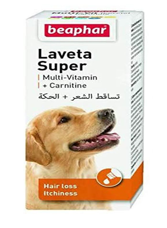 Beaphar Laveta super Multi-Vit With Carnitine Dog 50 Ml