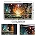 DAUXID Premium Stitched MTG Playmat with Zones and NonSlip Rubber Backing  TCG Play Mat for MTG and Other Card Games  Colorful Design with Vintage Look and Feel DKT 60Zones 1 - Image 4