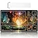 DAUXID Premium Stitched MTG Playmat with Zones and NonSlip Rubber Backing  TCG Play Mat for MTG and Other Card Games  Colorful Design with Vintage Look and Feel DKT 60Zones 1 - Image 2