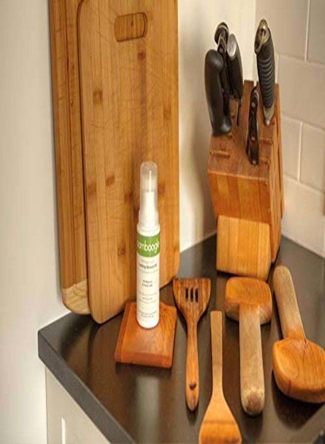 Bamboogle Food Grade Mineral Oil For Cutting Boards - No Mess Cutting Board Oil With Easy Applicator - Image 3