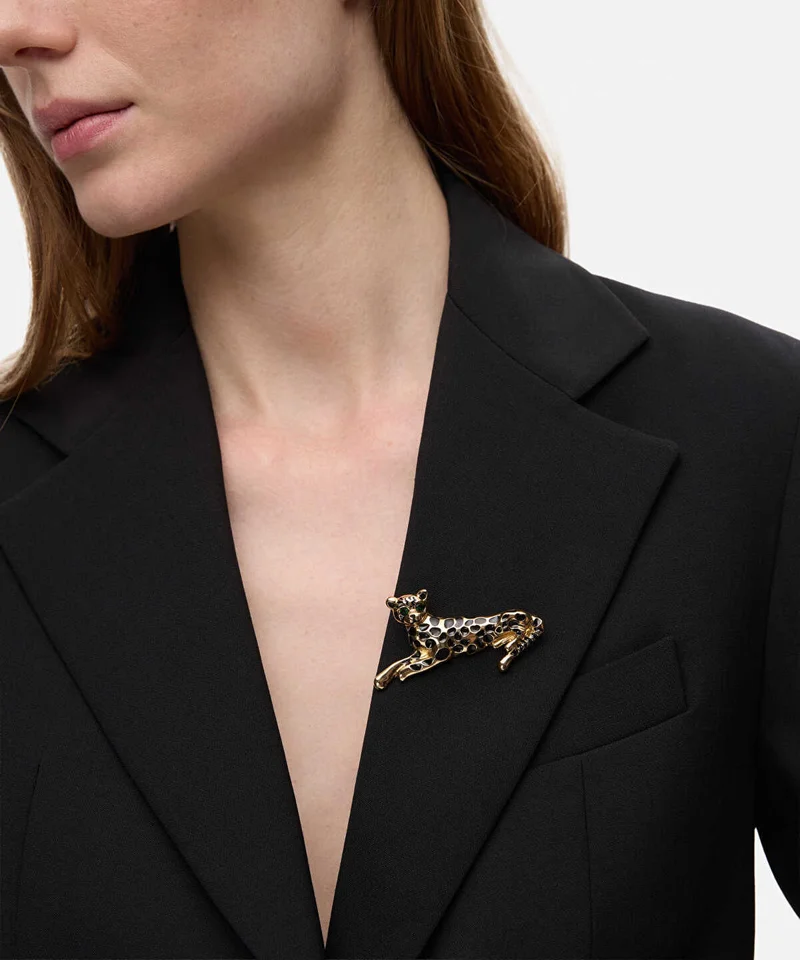 Ipekyol Leopard Brooch