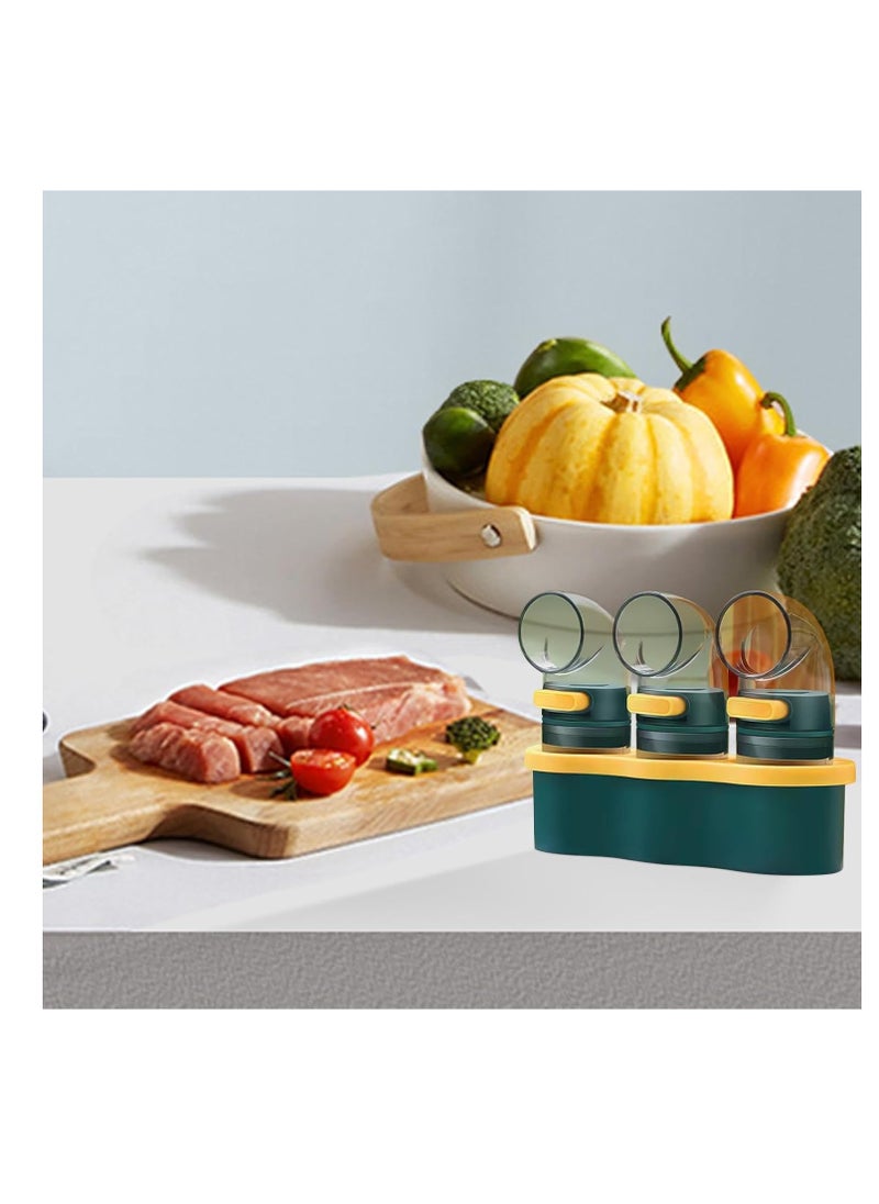 3-piece spice jar set