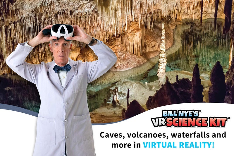 Abacus Brands Bill Nye's VR Science Kit - Virtual Reality Kids Science Kit, Book and Interactive STEM Learning Activity Set (Full Version - Includes Goggles) - for Ages 8 and Up - Image 3