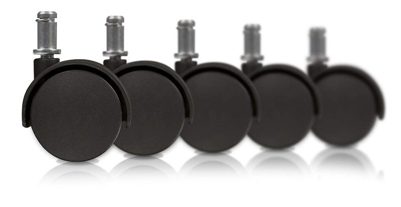 Bellveen Chair Wheel for Universal Standard Size Revolving Chairs Pin Type 5 Pieces - Image 1