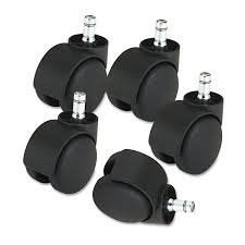 Bellveen Chair Wheel for Universal Standard Size Revolving Chairs Pin Type 5 Pieces - Image 2