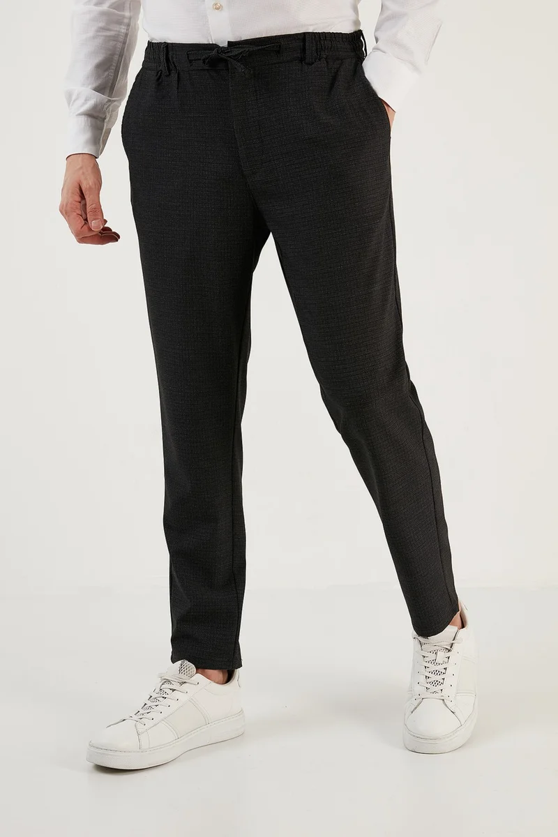 بوراتي Slim Fit Normal Waist Straight Leg Trousers Men's Trousers 6135517