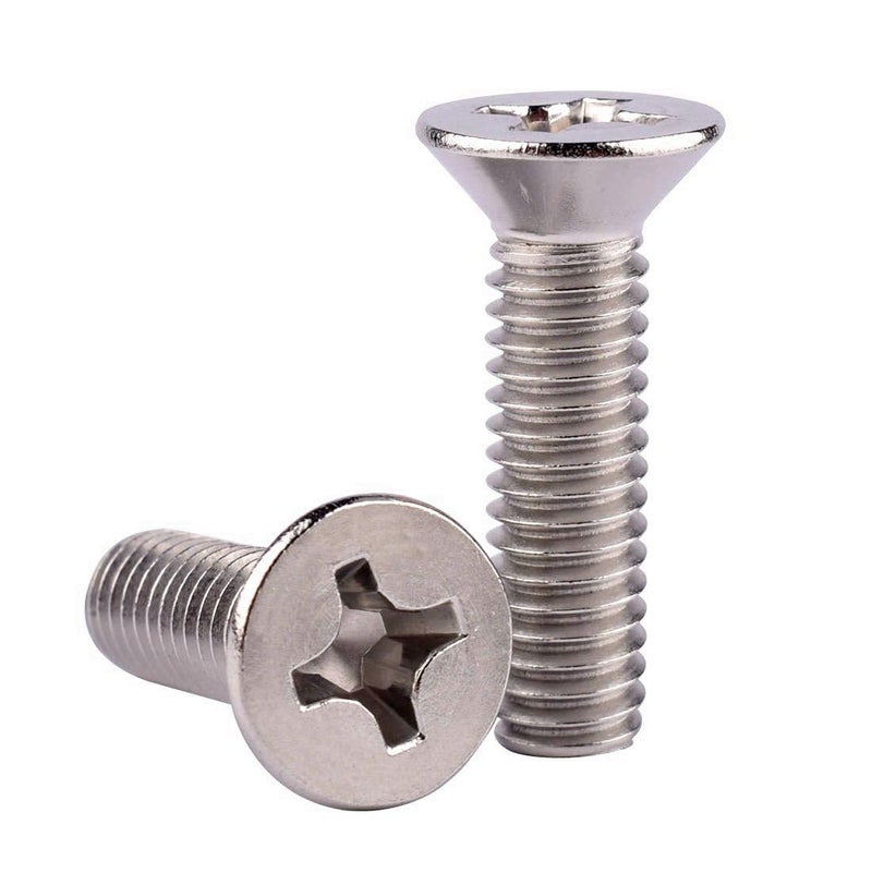 VAMUOEFL #8-32 x 1 Phillips Flat Head Machine Screws, Stainless Steel 304 (18-8), UNC Coarse Thread, Countersunk Head Machine Screws, 40Pcs - Image 4