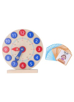 نيبمينينت Learning Clock Time Activity Set for Kids 12 Hour Teaching Demonstration Develops and Early Math Skills School  - Image 1