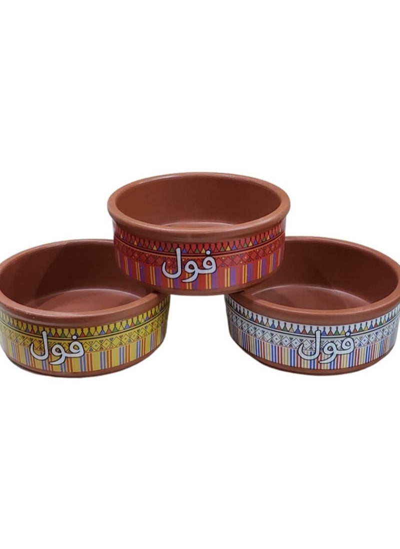سي او أرماء أوعية فخارية مناسبة للتقديم  من 3 حبات  - Image 2