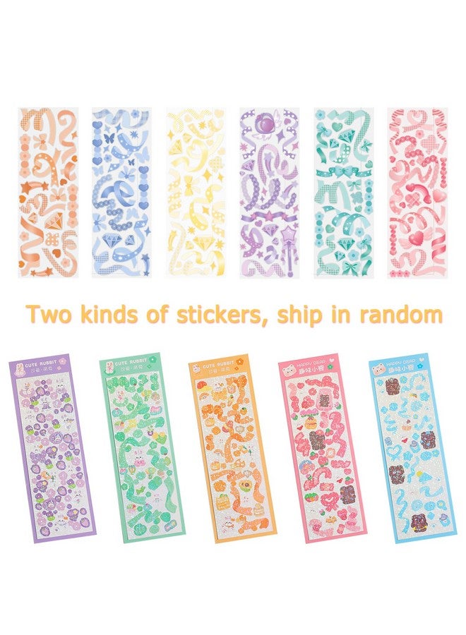 MaehSab Mini Photo Album Set Of 2, Maehsab Small Kpop Photocard Binder Album, Kpop Photocard Holder Book, Photocard Id Holder With 5 Sheets Kpop Korean Stickers　(32 Pockets) - Image 2