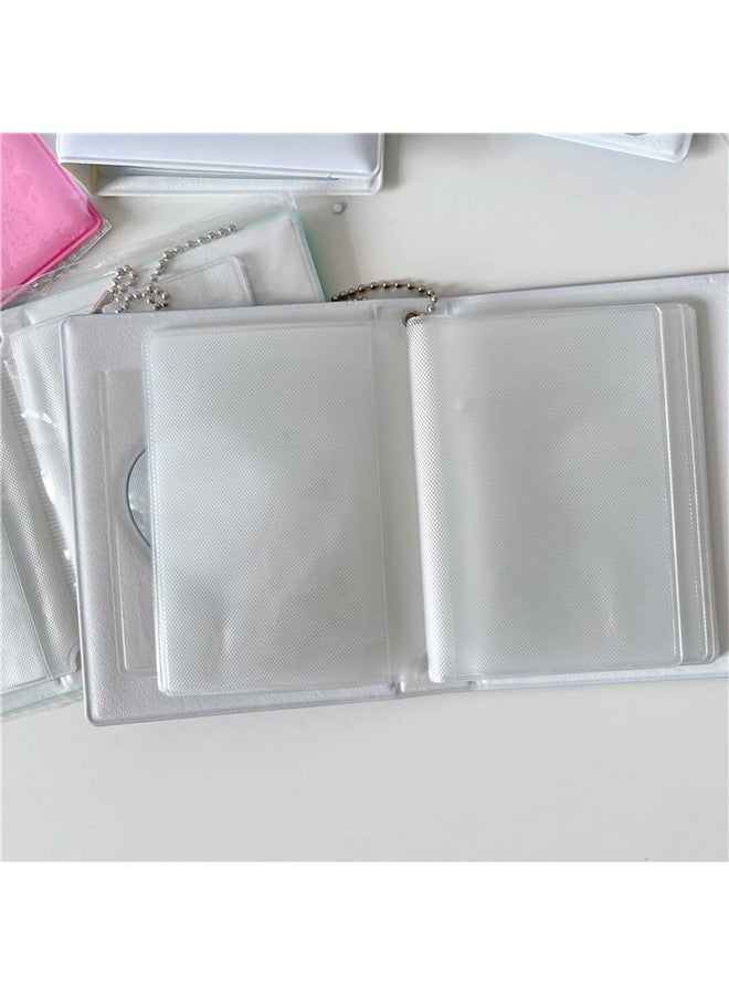 MaehSab Mini Photo Album Set Of 2, Maehsab Small Kpop Photocard Binder Album, Kpop Photocard Holder Book, Photocard Id Holder With 5 Sheets Kpop Korean Stickers　(32 Pockets) - Image 4