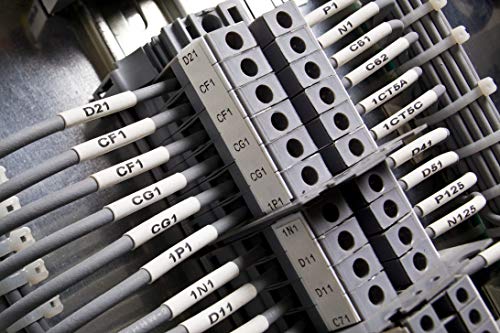 Brady M-125-1-342 Polyolefin B-342 Black on White Label Maker Cartridge, 15/64" Width x 1-1/64" Height, For BMP51/BMP53 Printers - Image 5