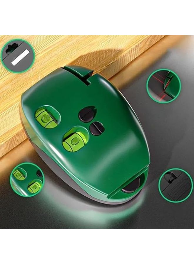 90 درجة إلكترونية ذاتية التسوية بالليزر ضوء أحمر ضوء أخضر أداة بناء محمولة - Image 5