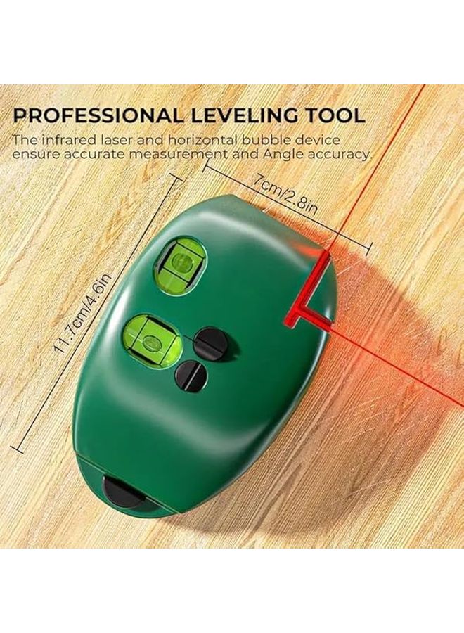 90 درجة إلكترونية ذاتية التسوية بالليزر ضوء أحمر ضوء أخضر أداة بناء محمولة - Image 3