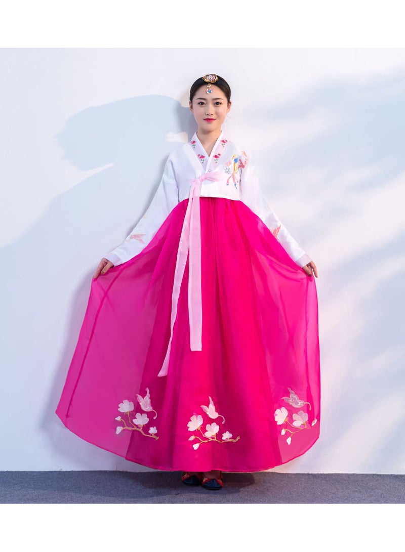 KUYING New Korean Traditional Long Sleeved Dress Cosplay Clothing  - Image 1