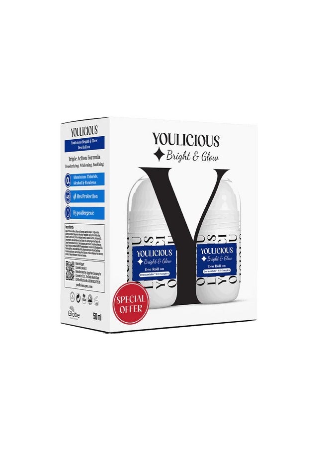 Deodorant Roll on Bright & Glow 1+1