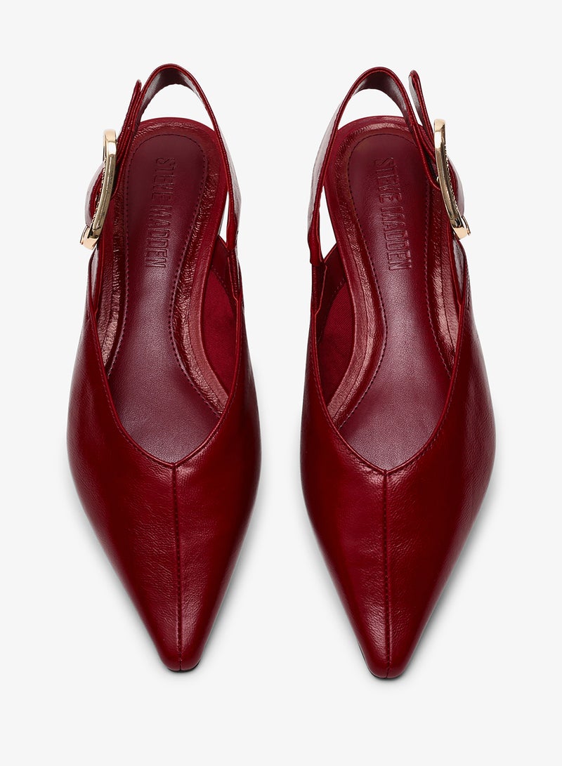 STEVE MADDEN SIANNA Textured Slingback Flats - Image 4