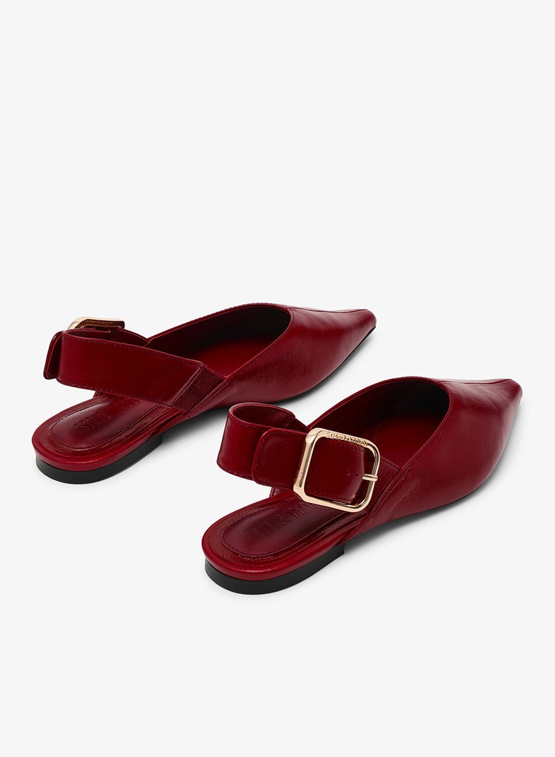 STEVE MADDEN SIANNA Textured Slingback Flats - Image 3