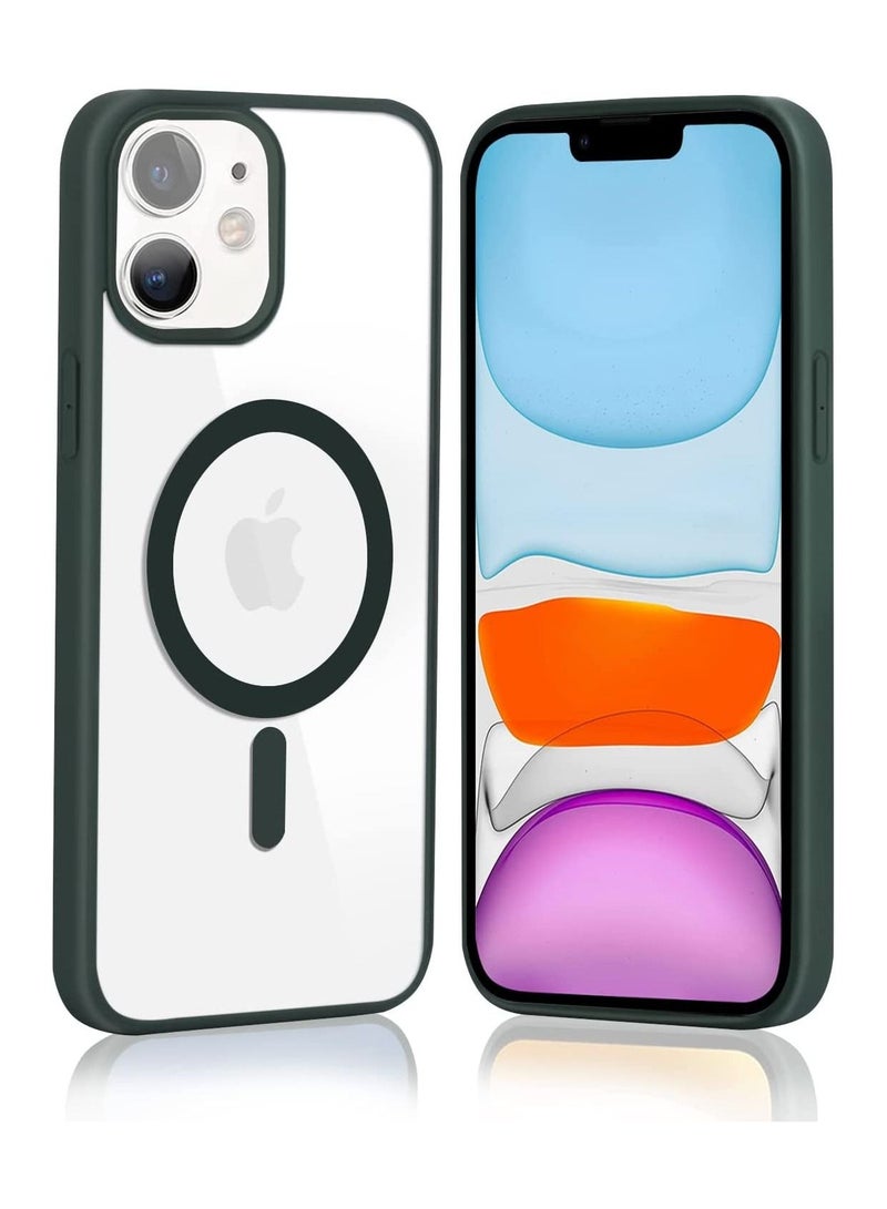 TIGER Clear MagSafe Case for iPhone 11 – Ultra-Thin Slim Transparent Cover with Anti-Yellow Protection | Shockproof TPU Back with Magnetic Ring for Wireless Charging | Lightweight & Durable Fit - Image 1