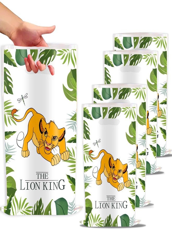 LYK 30PCS Lion Jungle Safari Party Bags Wild One Gift Bag, Jungle Safari Party Favors, Plastic Goodies Candy Treat Snack Bag for Kis Jungle Safari Animal Lion Wild One Party Supplies - Image 5