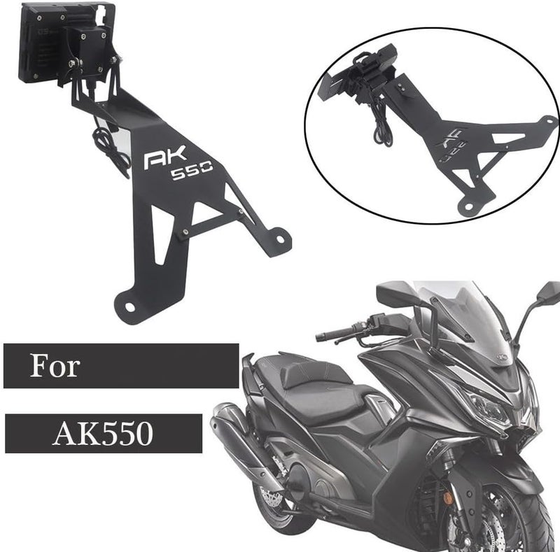 QASULER Motorcycle Navigation Bracket for AK550 - Image 3