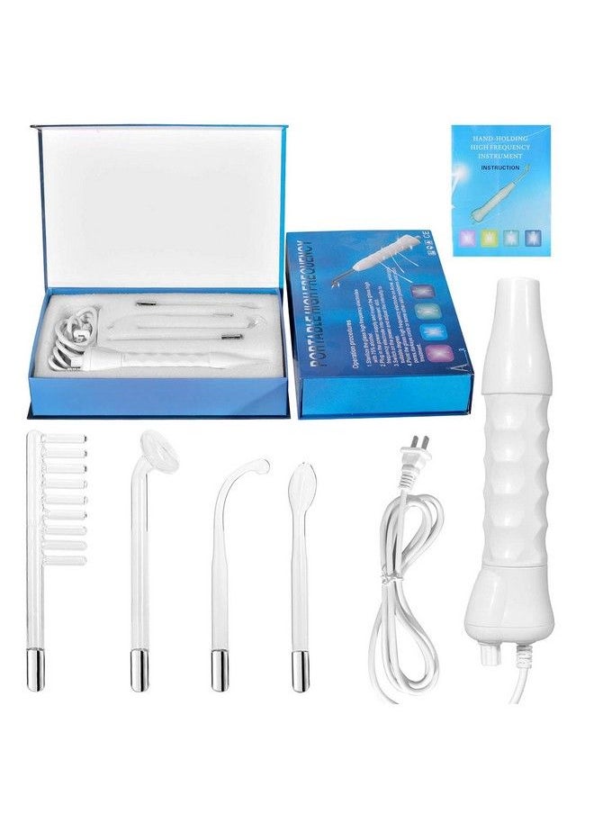 Concepta - Portable High Frequency Machine Facial Wand Acne For Skin Tightening Acne Spot Wrinkles Reducing Puffy Eyes Dark Circles Dispel Freckle 4 In 1 Handheld High Frequency Machine For Face & Hair - Image 1