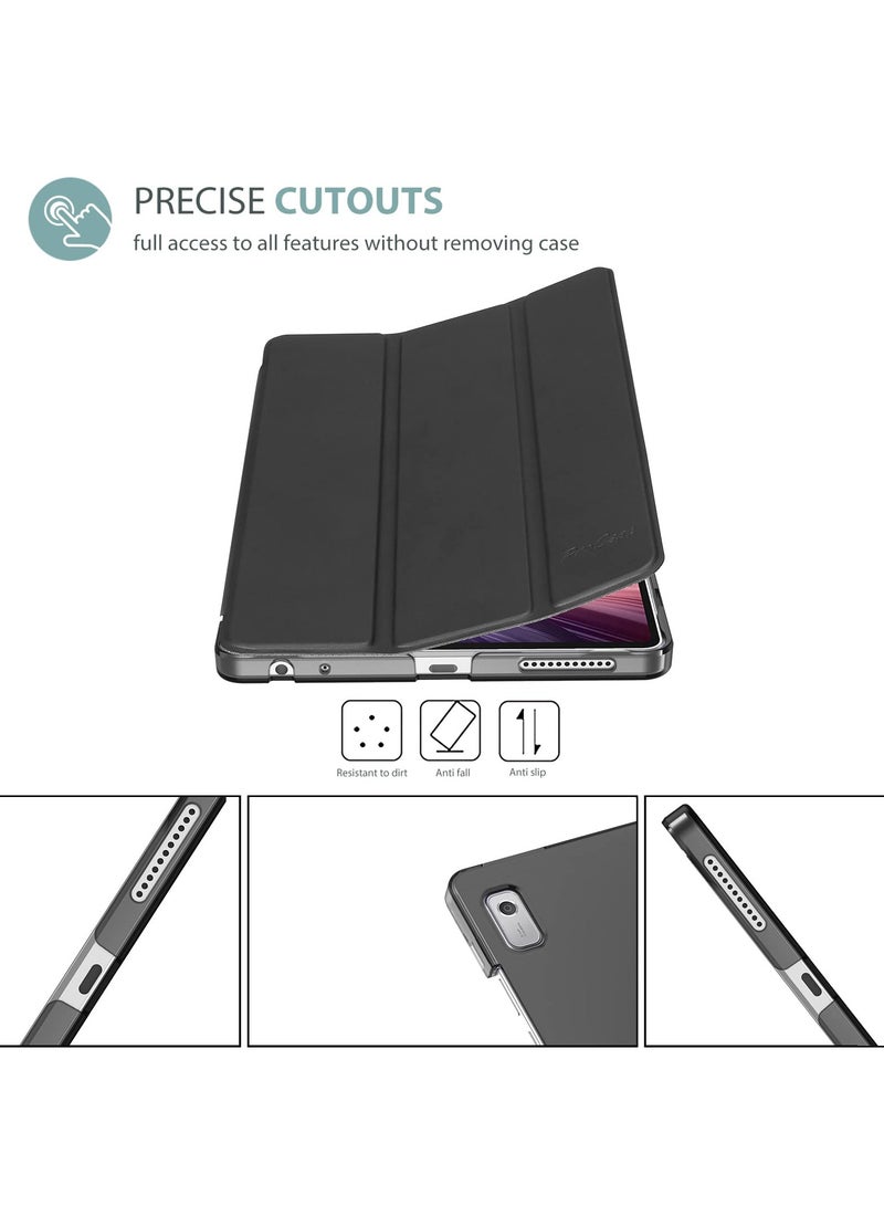 Procases Lenovo Tab M9 Case 9 Inch Slim Stand Hard Back Shell Protective Smart Cover Case Black - Image 3